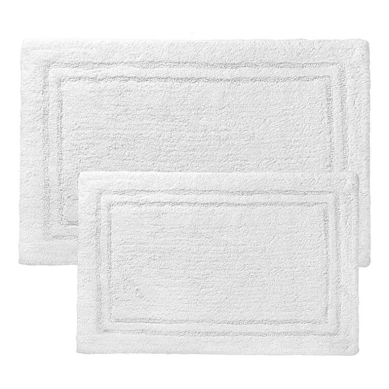 SUPERIOR® Solid Cotton 2-Pc Bath Rug