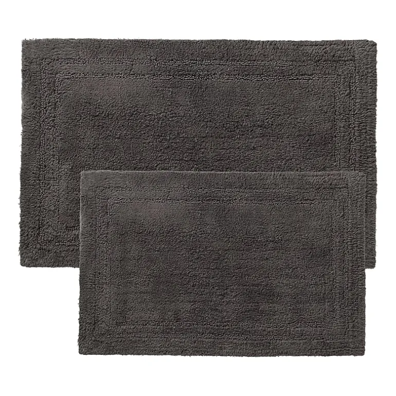 SUPERIOR® Solid Cotton 2-Pc Bath Rug