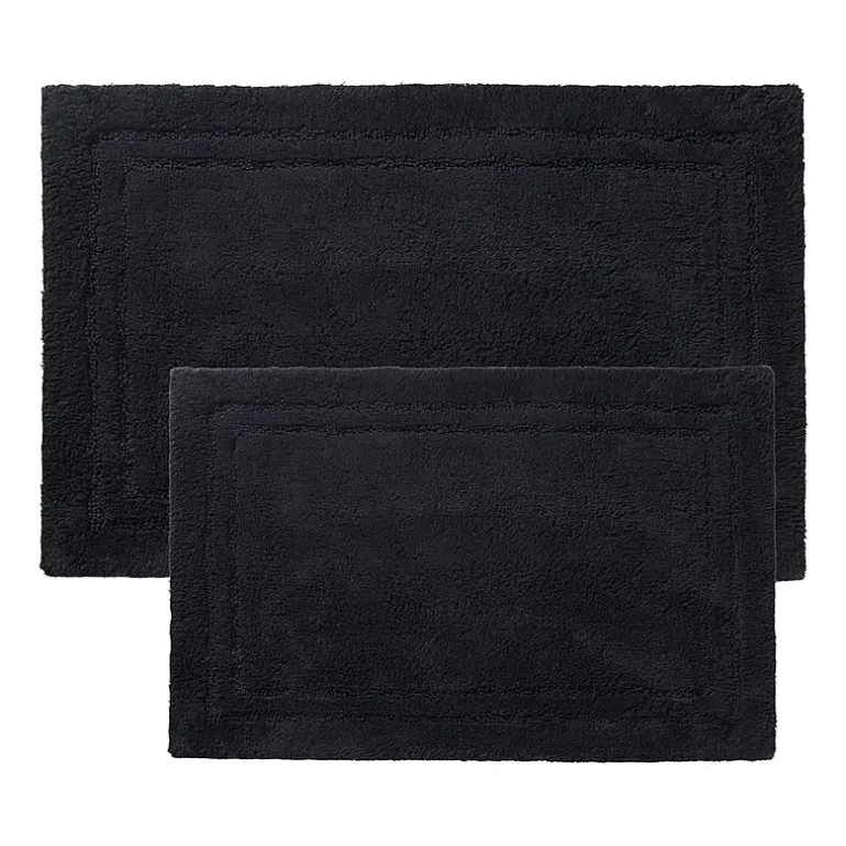 SUPERIOR® Solid Cotton 2-Pc Bath Rug