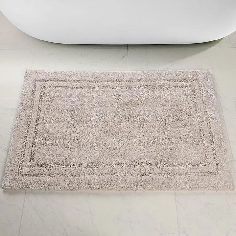 SUPERIOR® Solid Cotton 2-Pc Bath Rug