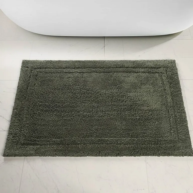 SUPERIOR® Solid Cotton 2-Pc Bath Rug