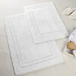 SUPERIOR® Solid Cotton 2-Pc Bath Rug