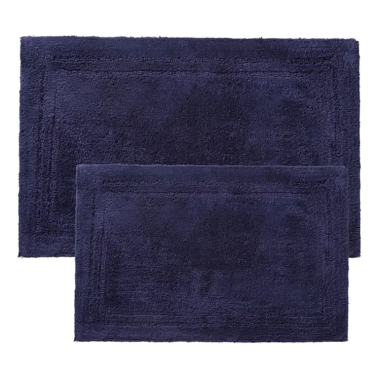 SUPERIOR® Solid Cotton 2-Pc Bath Rug