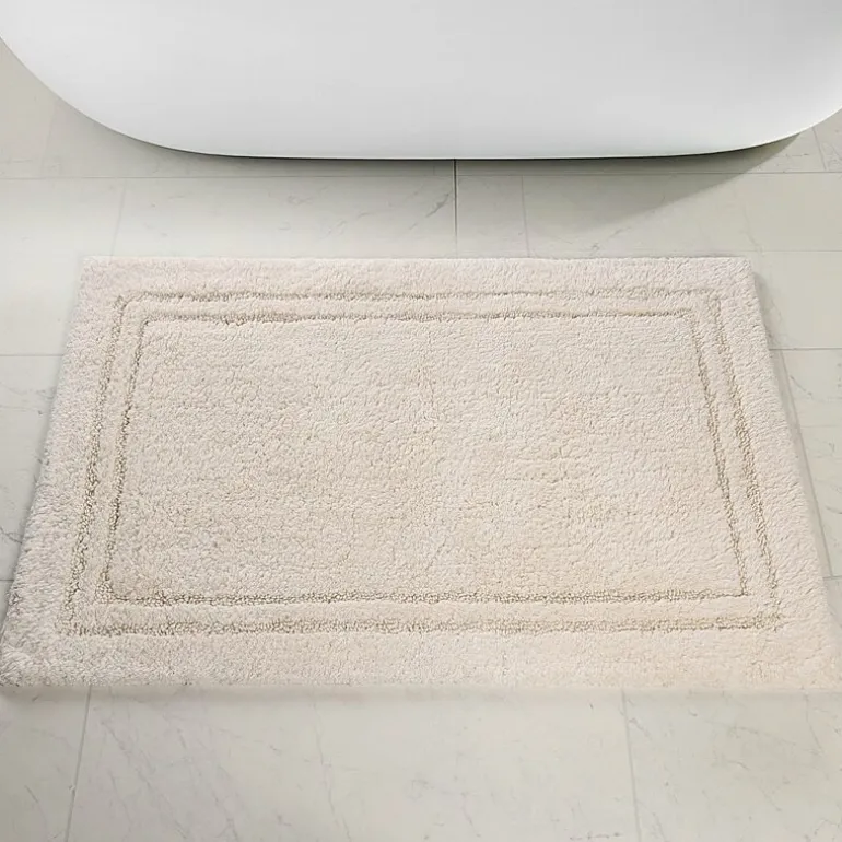 SUPERIOR® Solid Cotton 2-Pc Bath Rug