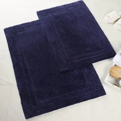 SUPERIOR® Solid Cotton 2-Pc Bath Rug