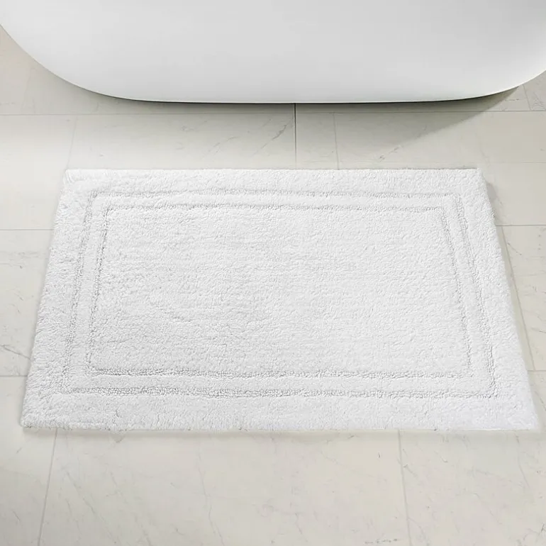 SUPERIOR® Solid Cotton 2-Pc Bath Rug