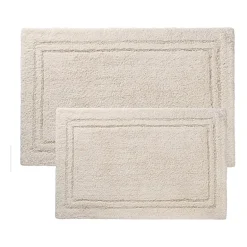 SUPERIOR® Solid Cotton 2-Pc Bath Rug