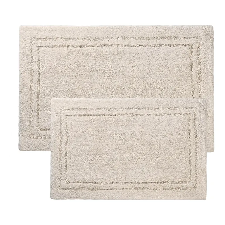 SUPERIOR® Solid Cotton 2-Pc Bath Rug