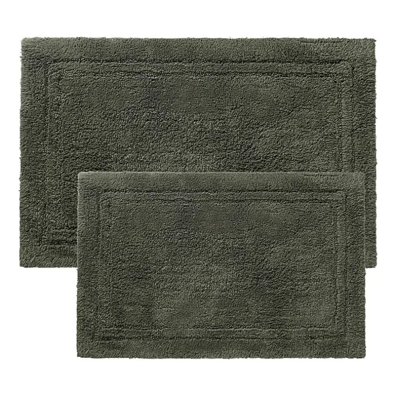 SUPERIOR® Solid Cotton 2-Pc Bath Rug