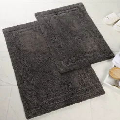 SUPERIOR® Solid Cotton 2-Pc Bath Rug