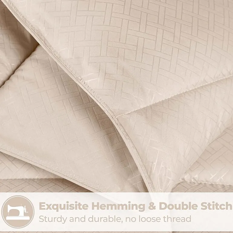 SUPERIOR® Striped All Season Plush Reversible Down Alternative Hypoallergenic Comforter