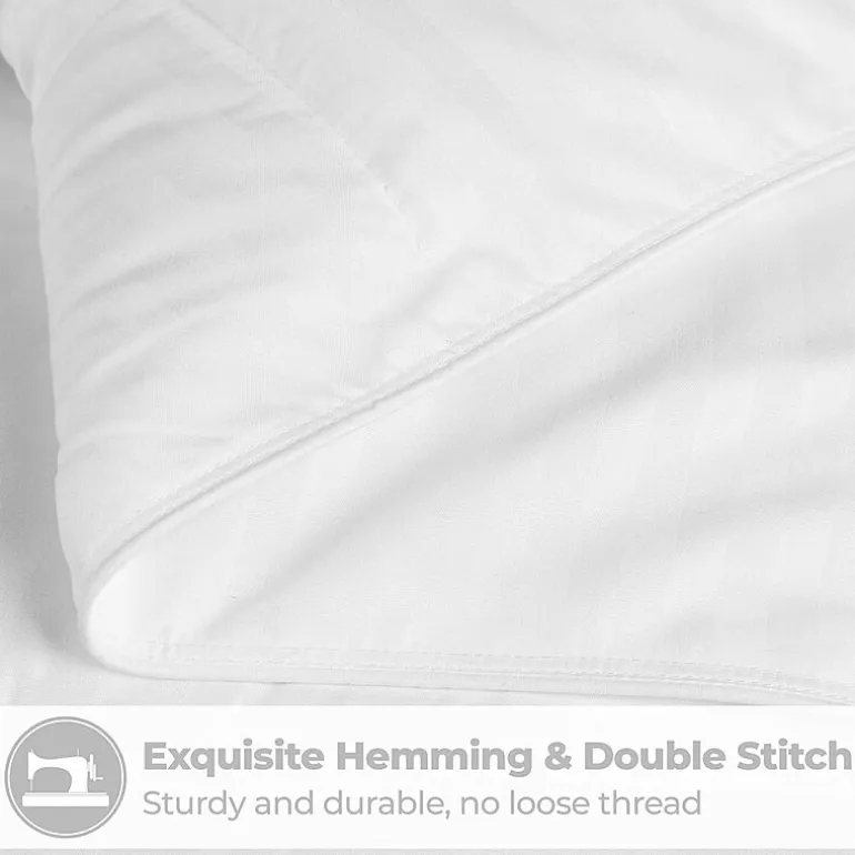 SUPERIOR® Striped All Season Plush Reversible Down Alternative Hypoallergenic Comforter