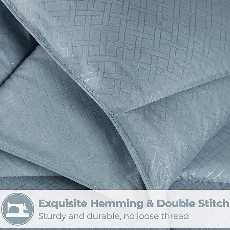SUPERIOR® Striped All Season Plush Reversible Down Alternative Hypoallergenic Comforter