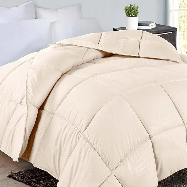 SUPERIOR® Striped All Season Plush Reversible Down Alternative Hypoallergenic Comforter