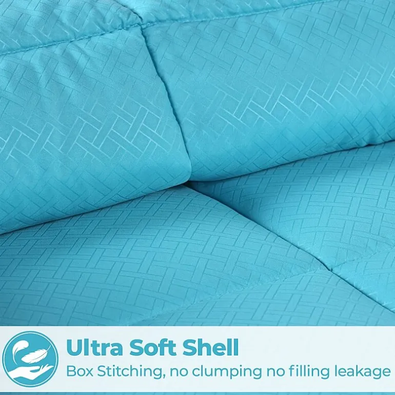 SUPERIOR® Striped All Season Plush Reversible Down Alternative Hypoallergenic Comforter