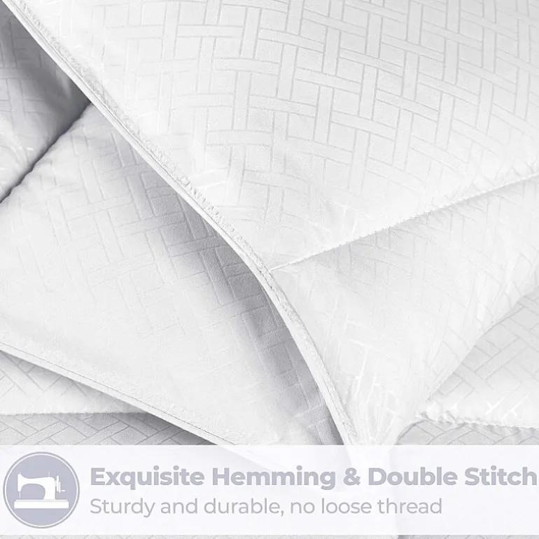 SUPERIOR® Striped All Season Plush Reversible Down Alternative Hypoallergenic Comforter