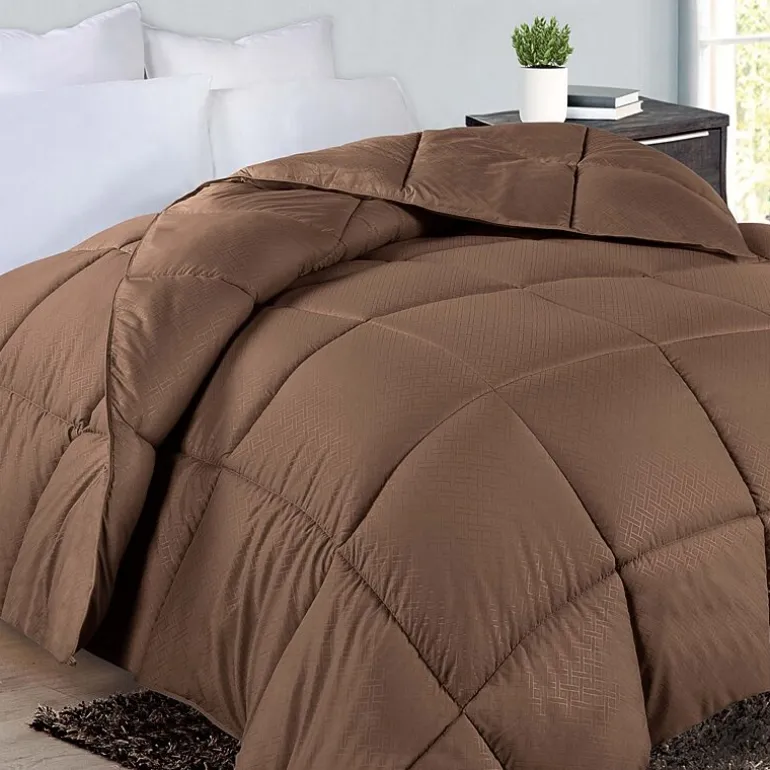 SUPERIOR® Striped All Season Plush Reversible Down Alternative Hypoallergenic Comforter