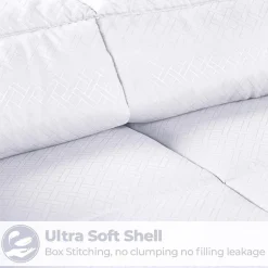 SUPERIOR® Striped All Season Plush Reversible Down Alternative Hypoallergenic Comforter