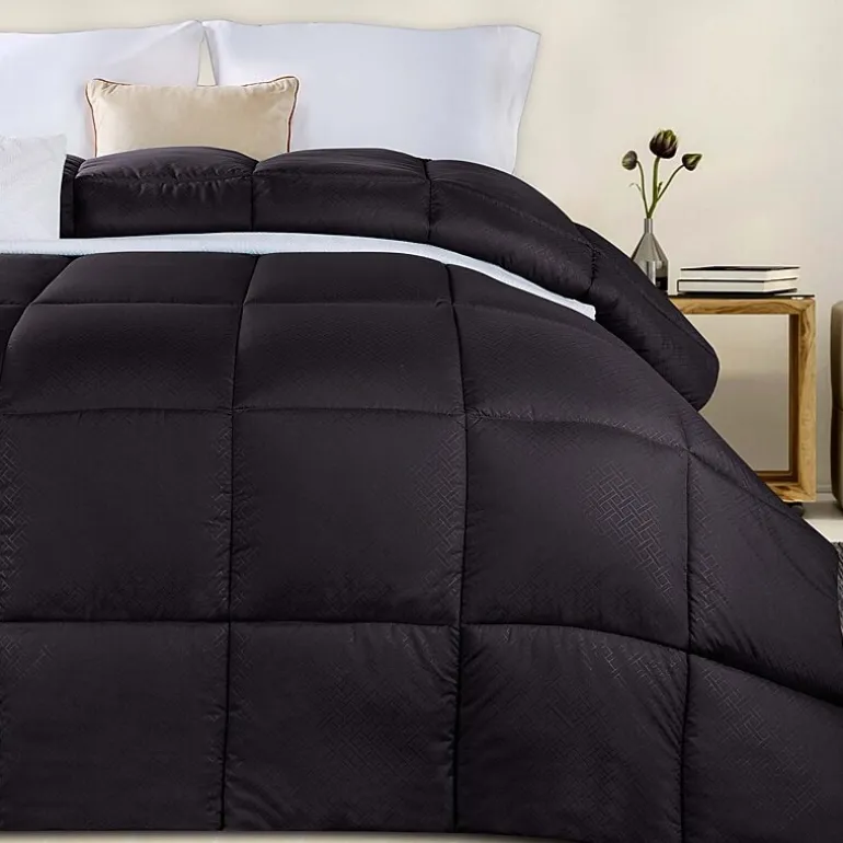 SUPERIOR® Striped All Season Plush Reversible Down Alternative Hypoallergenic Comforter
