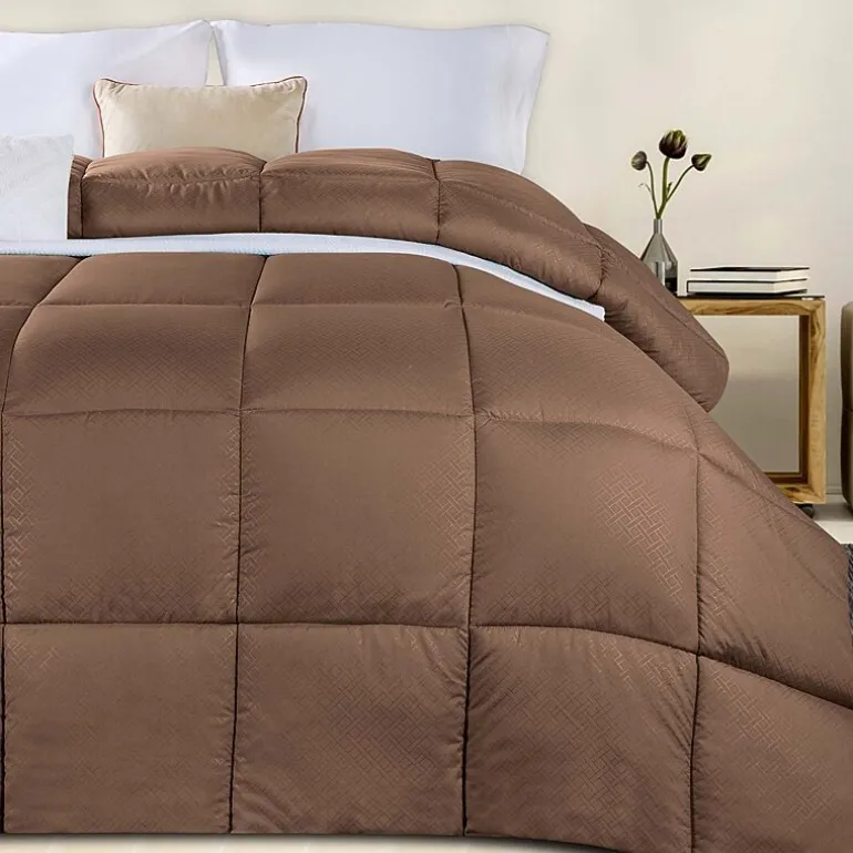 SUPERIOR® Striped All Season Plush Reversible Down Alternative Hypoallergenic Comforter