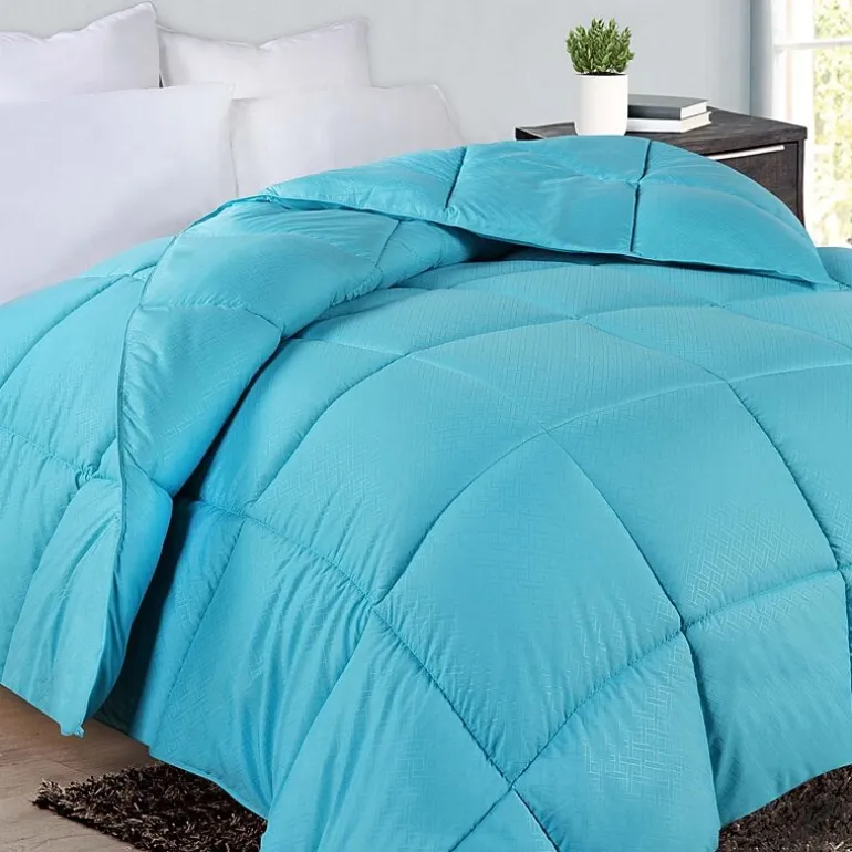 SUPERIOR® Striped All Season Plush Reversible Down Alternative Hypoallergenic Comforter