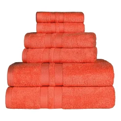 SUPERIOR® Ultra Collection | 100% Cotton 6-pc. Quick Dry Solid Bath Towel Set