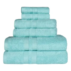 SUPERIOR® Ultra Collection | 100% Cotton 6-pc. Quick Dry Solid Bath Towel Set