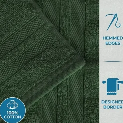 SUPERIOR® Ultra Collection | 100% Cotton 6-pc. Quick Dry Solid Bath Towel Set