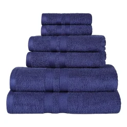 SUPERIOR® Ultra Collection | 100% Cotton 6-pc. Quick Dry Solid Bath Towel Set