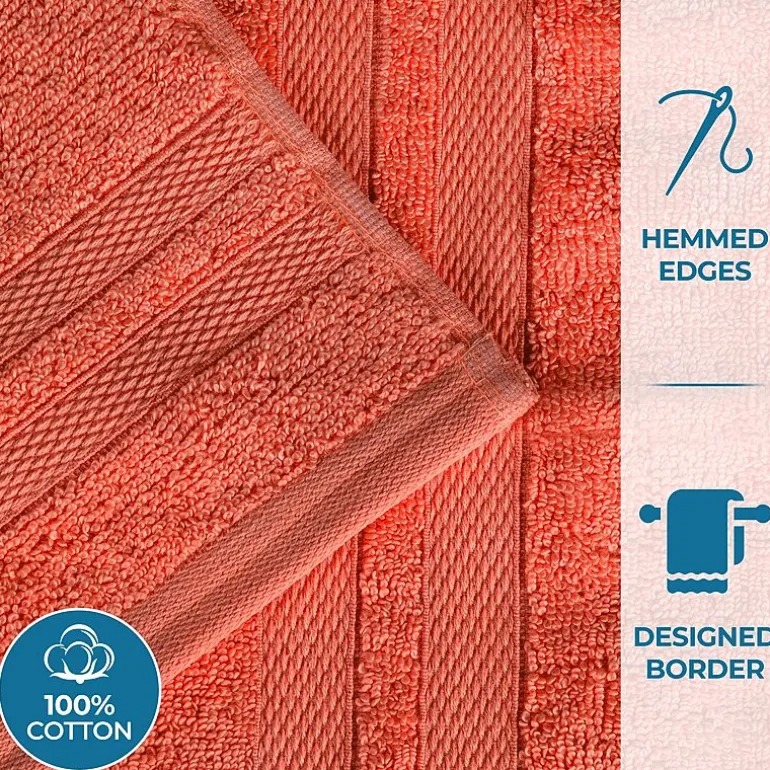 SUPERIOR® Ultra Collection | 100% Cotton 6-pc. Quick Dry Solid Bath Towel Set