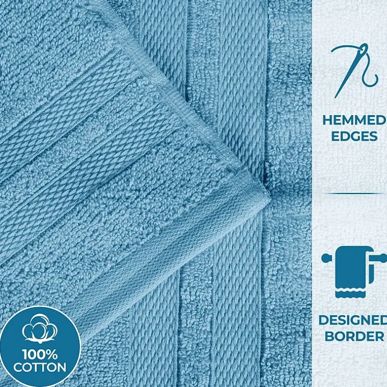 SUPERIOR® Ultra Collection | 100% Cotton 6-pc. Quick Dry Solid Bath Towel Set