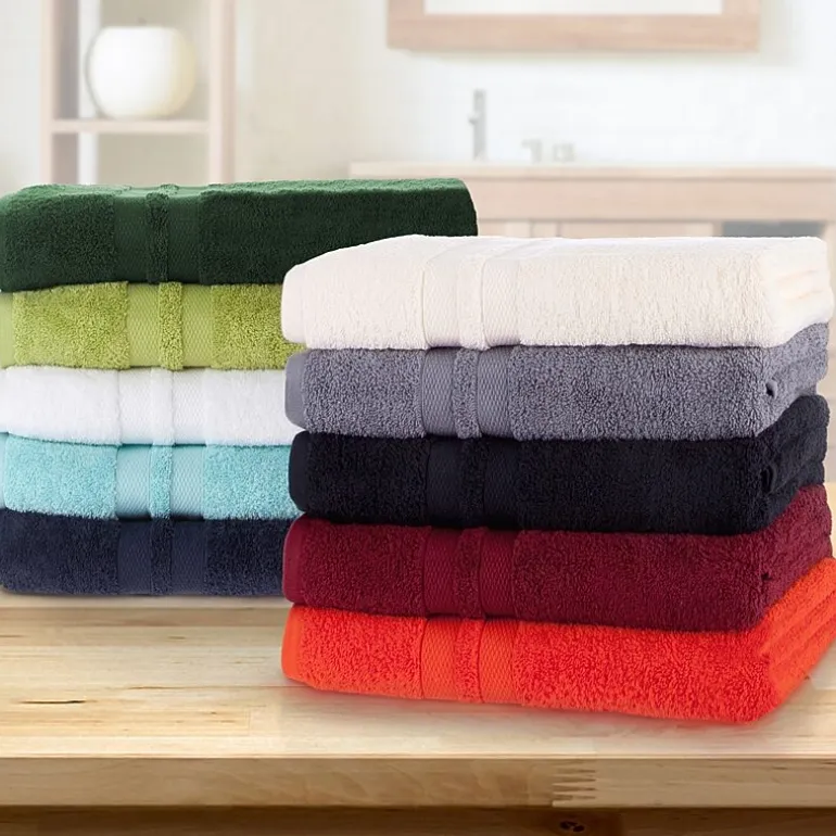 SUPERIOR® Ultra Collection | 100% Cotton 6-pc. Quick Dry Solid Bath Towel Set