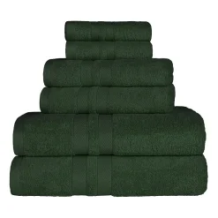 SUPERIOR® Ultra Collection | 100% Cotton 6-pc. Quick Dry Solid Bath Towel Set