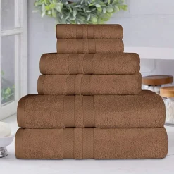 SUPERIOR® Ultra Collection | 100% Cotton 6-pc. Quick Dry Solid Bath Towel Set