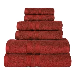 SUPERIOR® Ultra Collection | 100% Cotton 6-pc. Quick Dry Solid Bath Towel Set