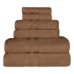 SUPERIOR® Ultra Collection | 100% Cotton 6-pc. Quick Dry Solid Bath Towel Set