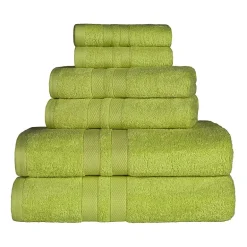 SUPERIOR® Ultra Collection | 100% Cotton 6-pc. Quick Dry Solid Bath Towel Set