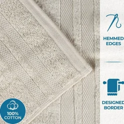 SUPERIOR® Ultra Collection | 100% Cotton 6-pc. Quick Dry Solid Bath Towel Set