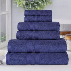 SUPERIOR® Ultra Collection | 100% Cotton 6-pc. Quick Dry Solid Bath Towel Set