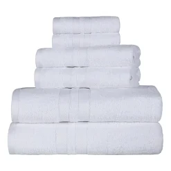 SUPERIOR® Ultra Collection | 100% Cotton 6-pc. Quick Dry Solid Bath Towel Set