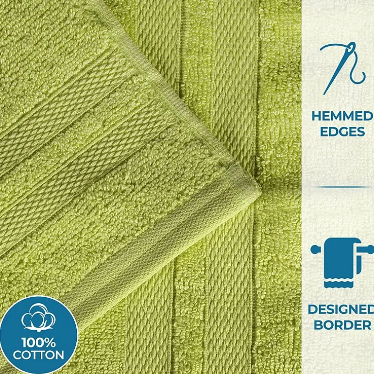 SUPERIOR® Ultra Collection | 100% Cotton 6-pc. Quick Dry Solid Bath Towel Set