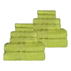 SUPERIOR® Ultra Collection | 100% Cotton 12-pc. Quick Dry Solid Bath Towel Set