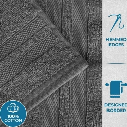 SUPERIOR® Ultra Collection | 100% Cotton 12-pc. Quick Dry Solid Bath Towel Set