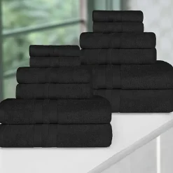 SUPERIOR® Ultra Collection | 100% Cotton 12-pc. Quick Dry Solid Bath Towel Set