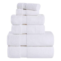SUPERIOR® Zero Twist Cotton Chevron 6-pc. Quick Dry Bath Towel Set