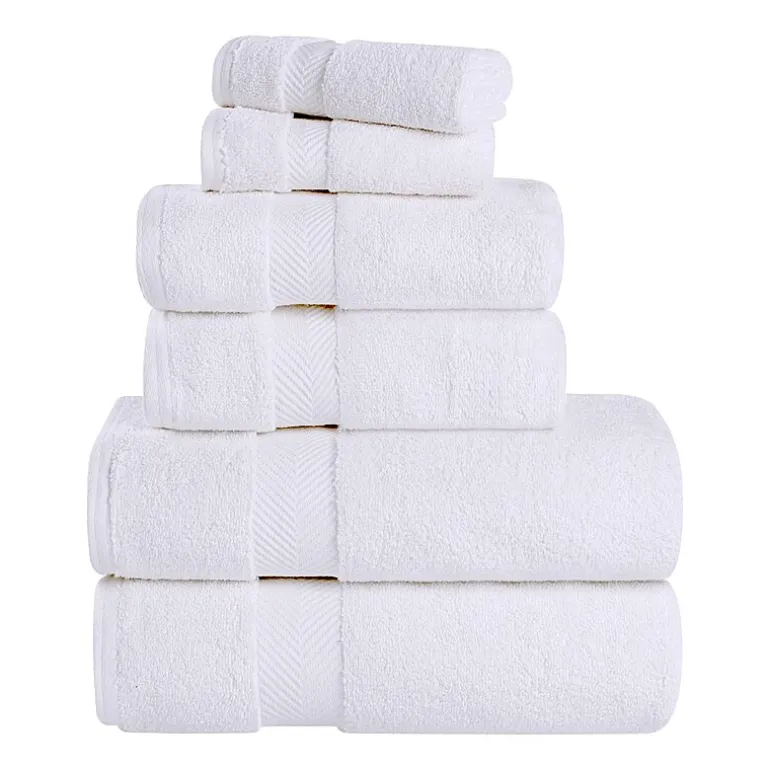 SUPERIOR® Zero Twist Cotton Chevron 6-pc. Quick Dry Bath Towel Set