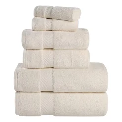 SUPERIOR® Zero Twist Cotton Chevron 6-pc. Quick Dry Bath Towel Set