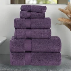 SUPERIOR® Zero Twist Cotton Chevron 6-pc. Quick Dry Bath Towel Set