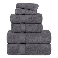 SUPERIOR® Zero Twist Cotton Chevron 6-pc. Quick Dry Bath Towel Set