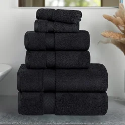 SUPERIOR® Zero Twist Cotton Chevron 6-pc. Quick Dry Bath Towel Set